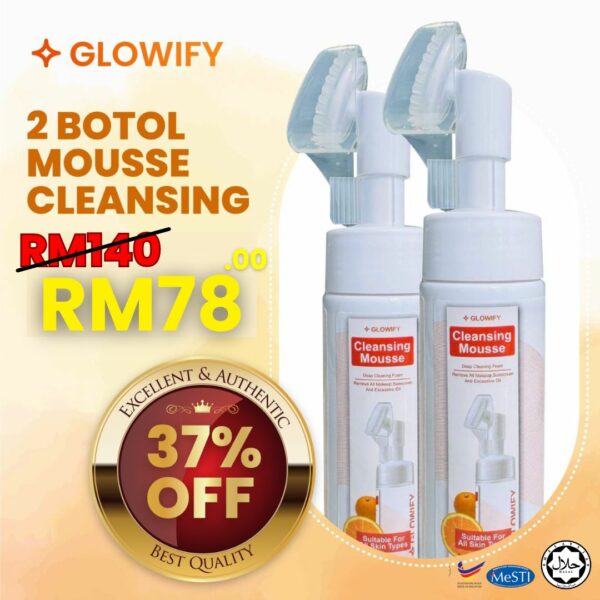 PEK BASIC GLOWIFY CLEANSER 2 BOTOL